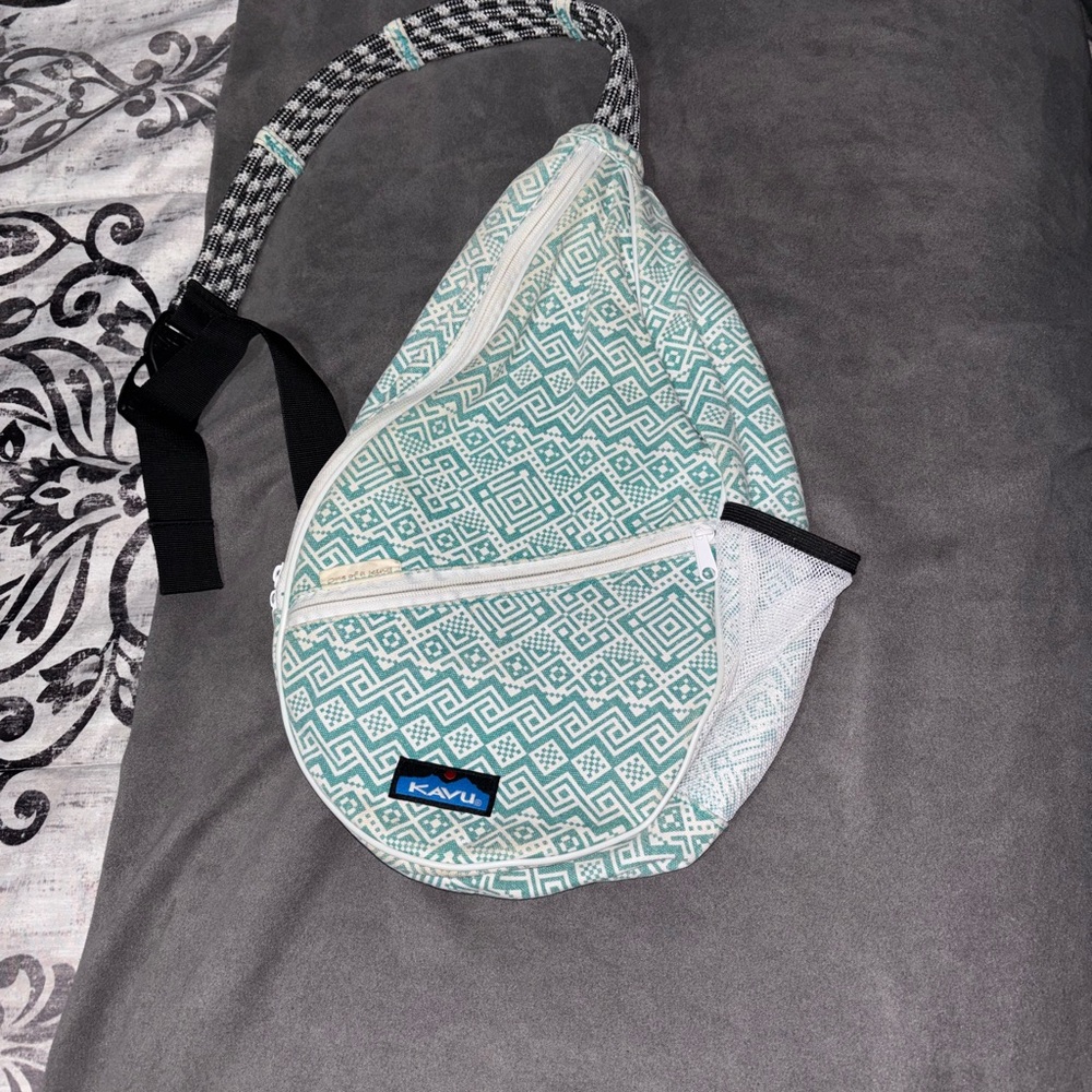 Kavu ‘One of a Kind’ Geometric Mint Backpack